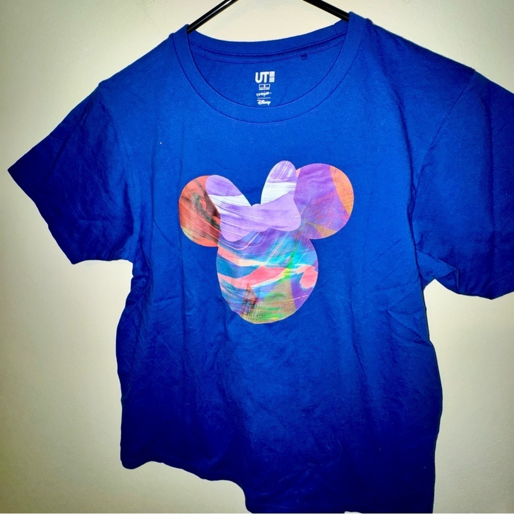 Uniqlo x Disney Kids Blue Minnie Mouse Tee - Picture 4 of 7